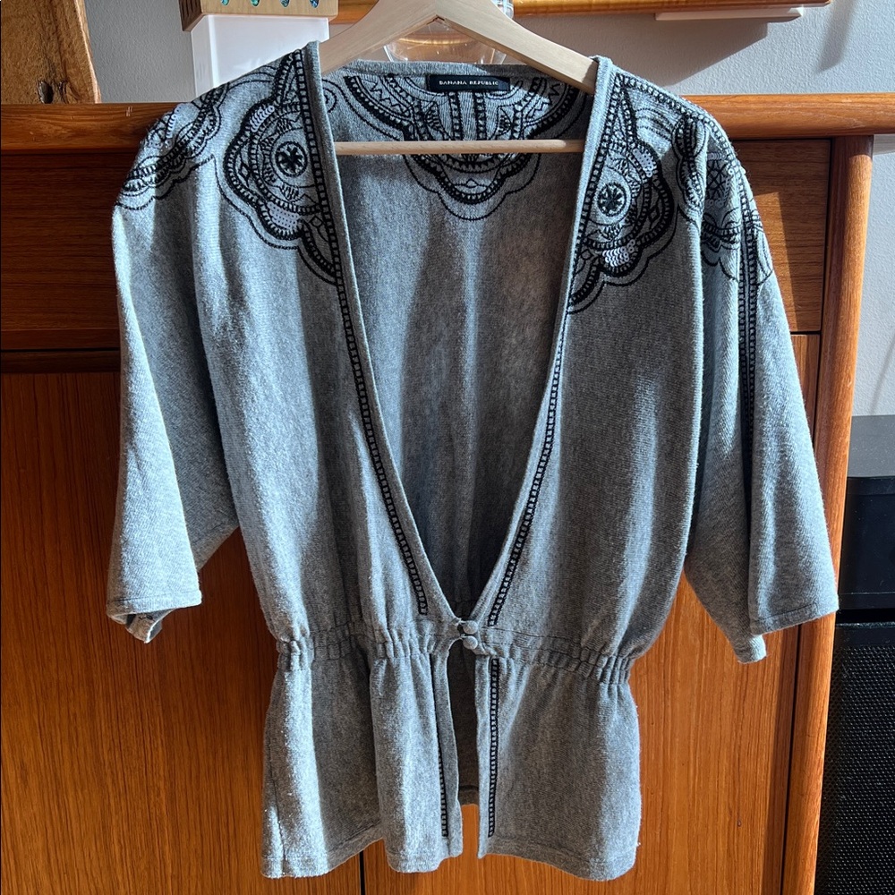 Beautiful light wool/cashmere Banana Republic Cardigan.